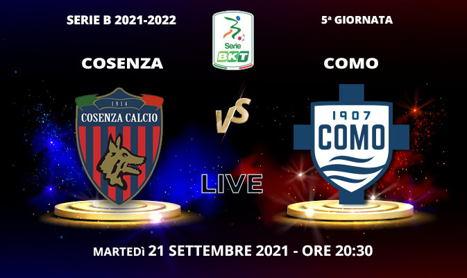 Cosenza – Como Live 2 – 0