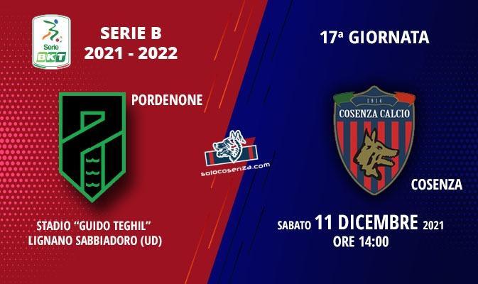 Pordenone-Cosenza: tutto sul match di domani pomeriggio al “Guido Teghil”